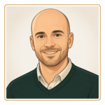Portrait illustration of Sam, publisher and primary researcher at EZHorseBetting